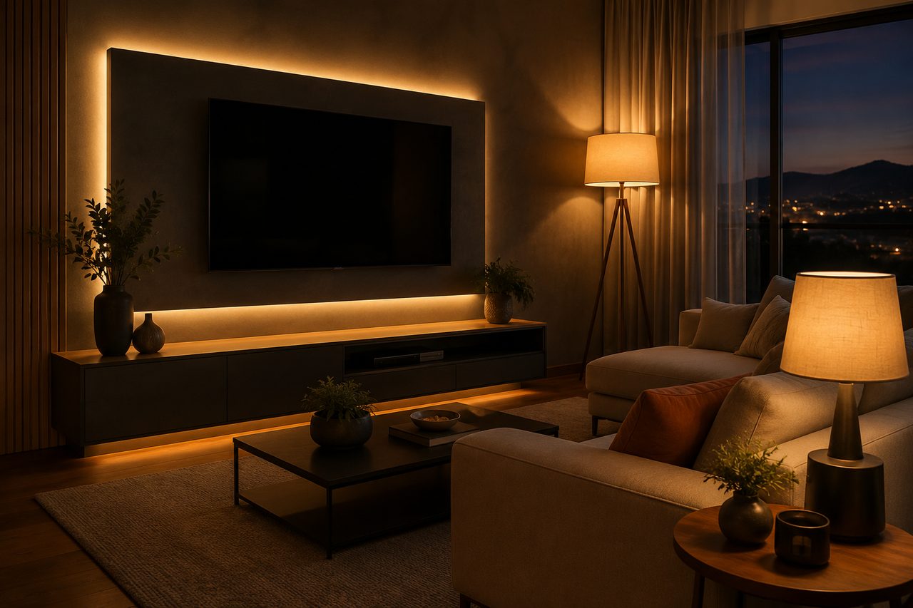 Iluminação em Camadas com LED